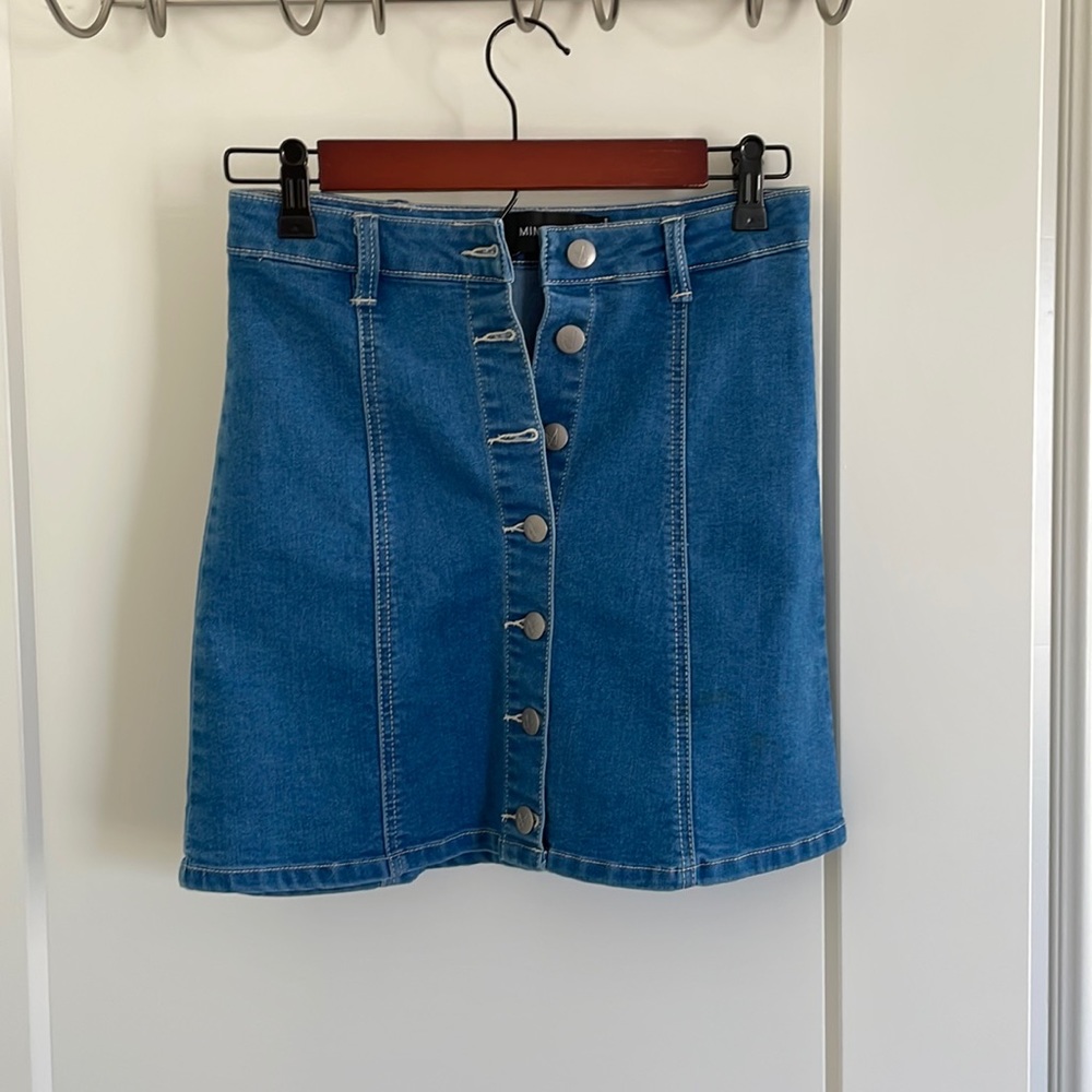 Minkpink jean skirt